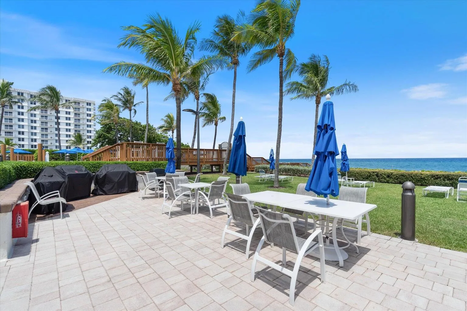 BEACH SIDE BBQ FOR RESIDENT USE.