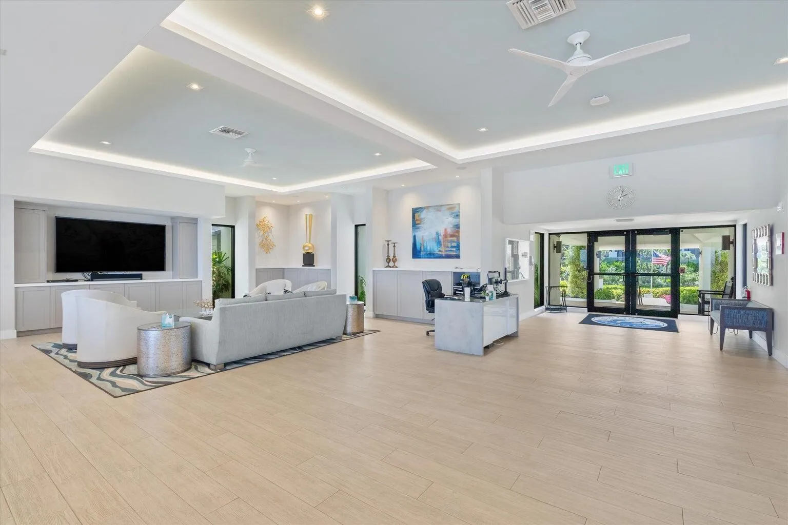 THE CLUB HOSTS ACTIVITIES AND HAS PLENTY OF SPACE TO SPREAD OUT.