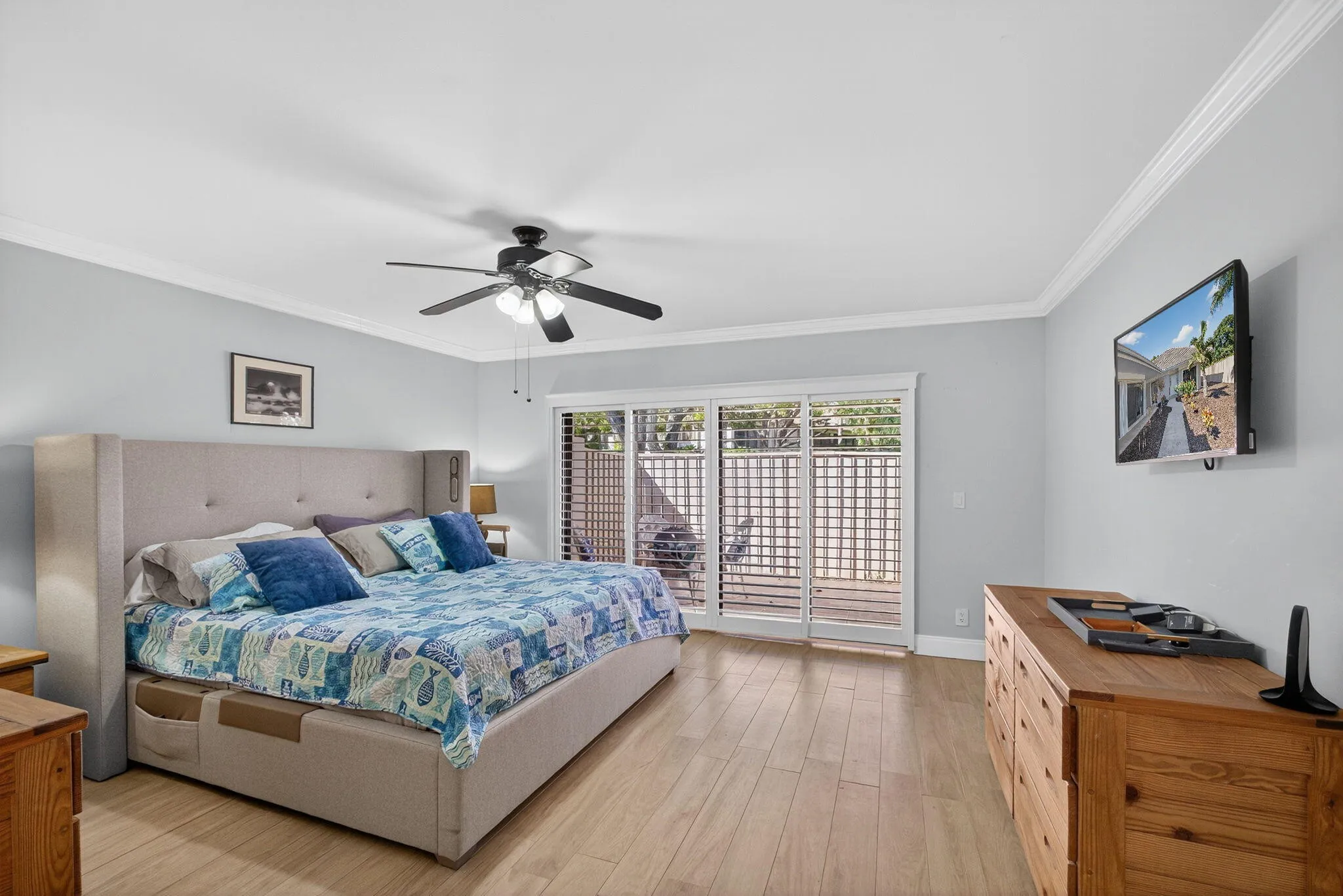 Master Bed to Patio