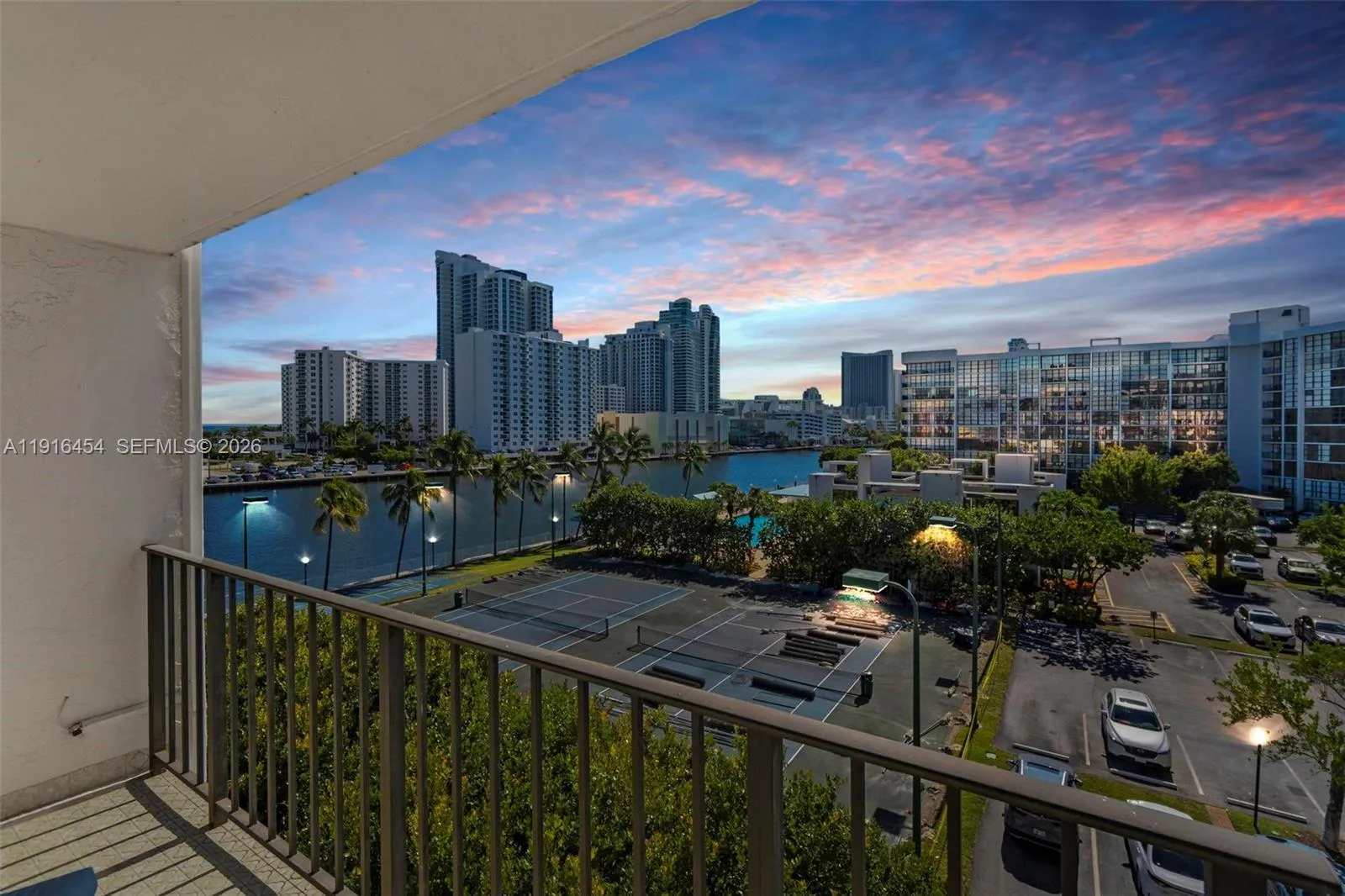 When the day comes to an end ... - Oceanview Park Condominium, Three Islands, Hallandale Beach, FL 33009. 1000 Parkview Drive, Unit #518.
