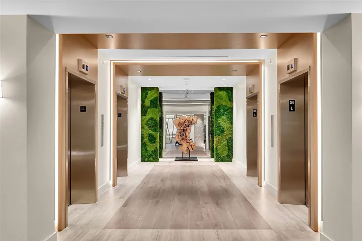The Roney Palace Elevator Banks