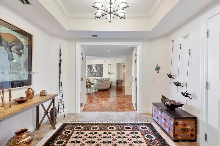 Private Foyer Entrance w doors open