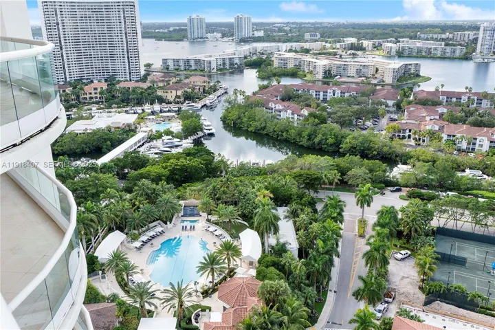 West View overlooking Williams Island & Pool