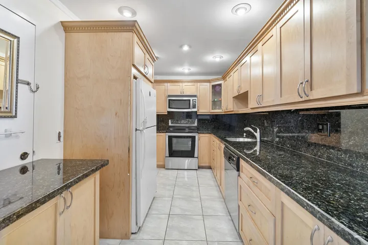 Plenty of cabinets and counter space