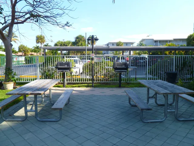 Barbeque grills and picnic area