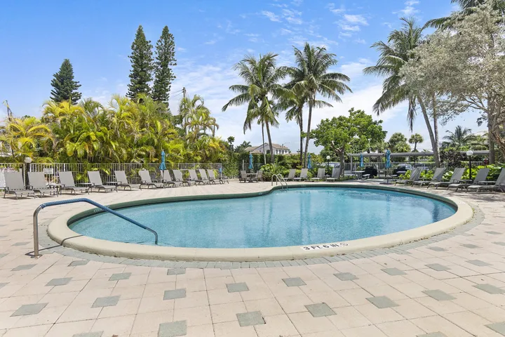 Heated resort -style pool