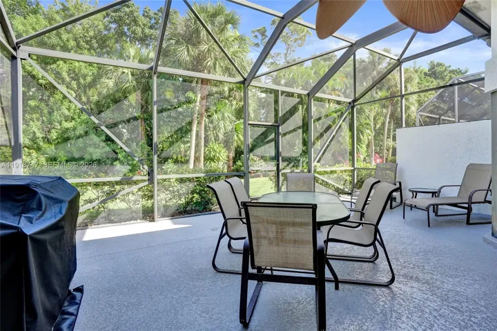 Large screened in patio