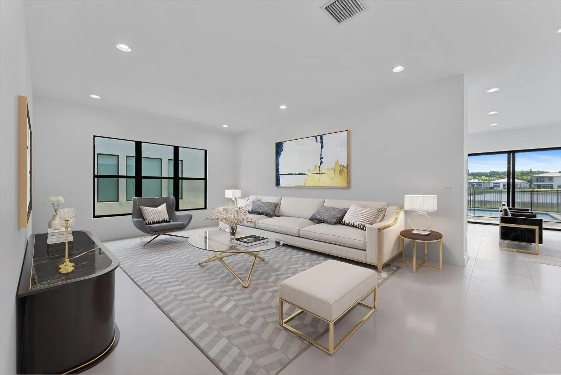 Living Room Virtually Staged