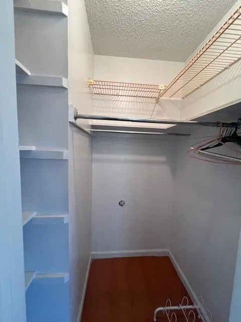 Walking closet.
