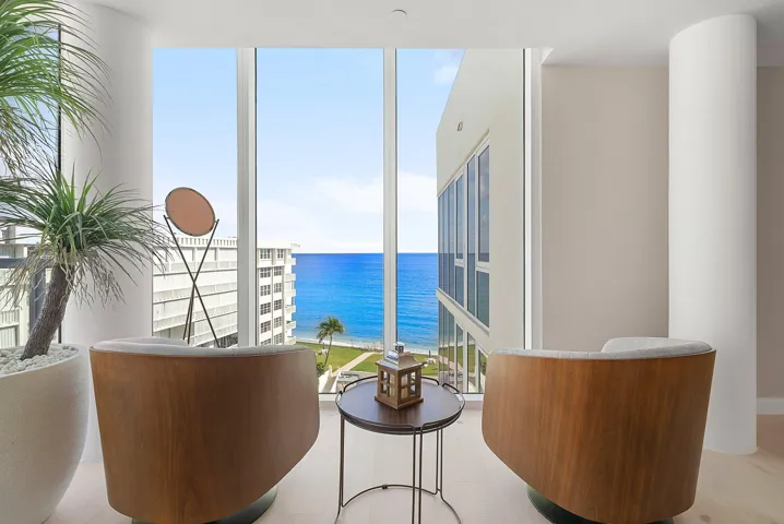 Living Room with Ocean Views