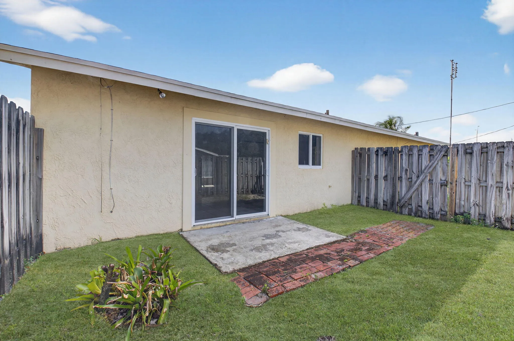 Fenced Patio