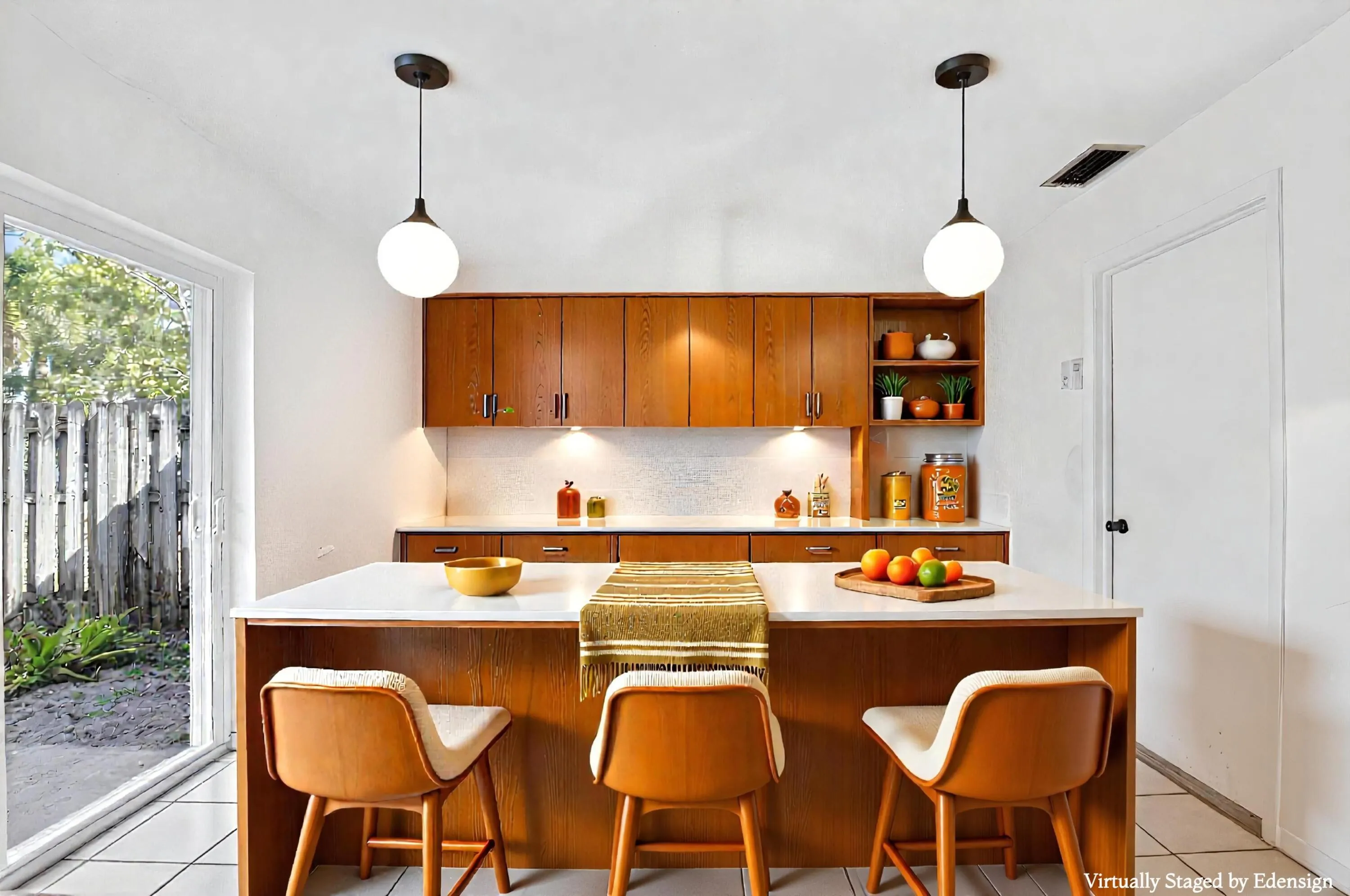 Virtually Staged Dining Area