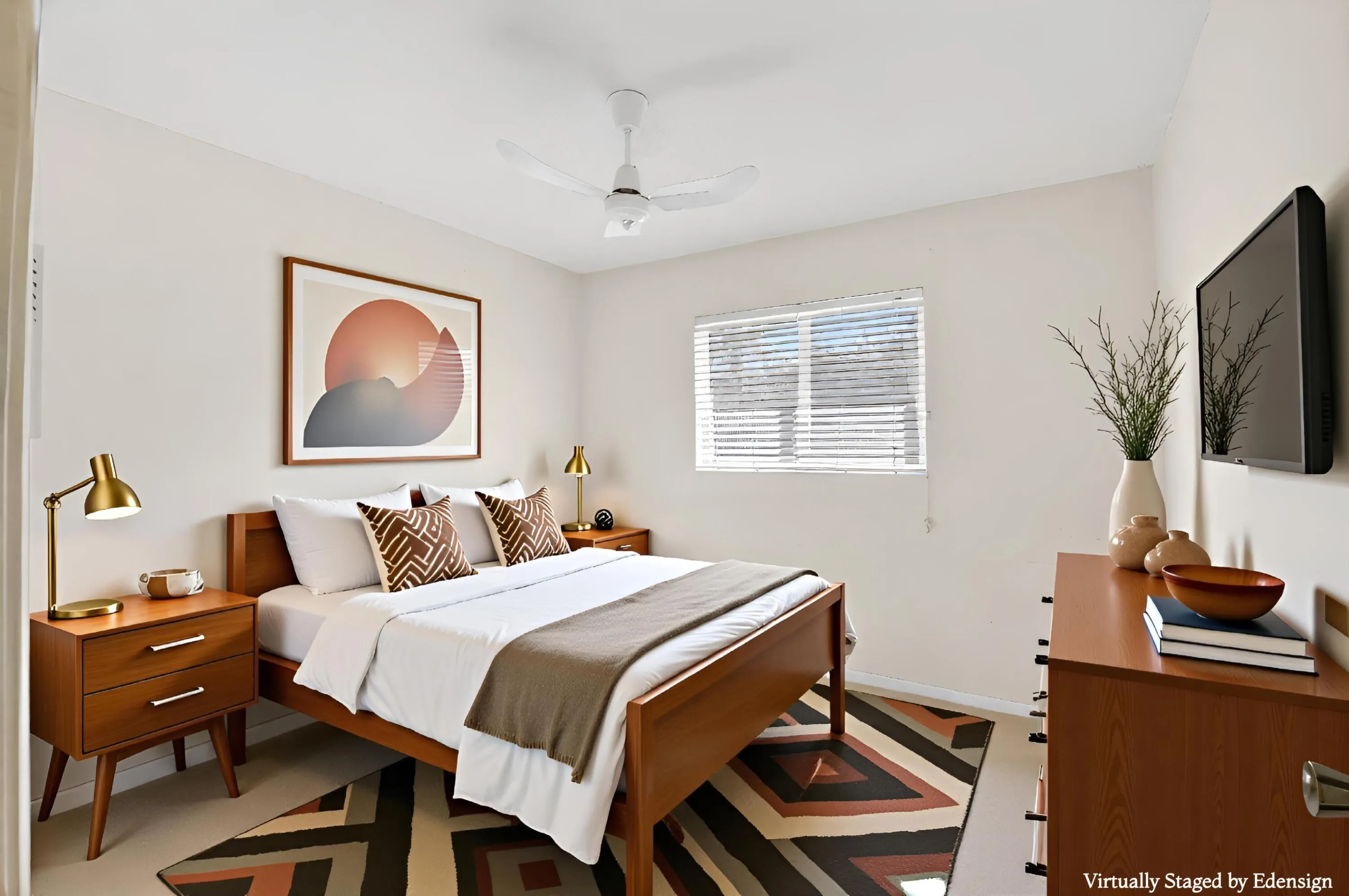 Virtually Staged Bedroom 2
