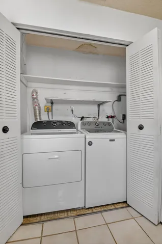 Indoor Laundry Area