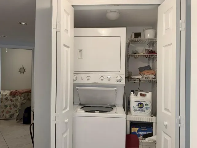 Washer & Dryer Inside