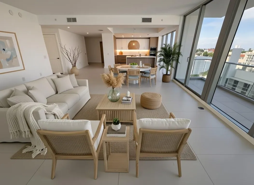Virtual Staging-Living and Dining