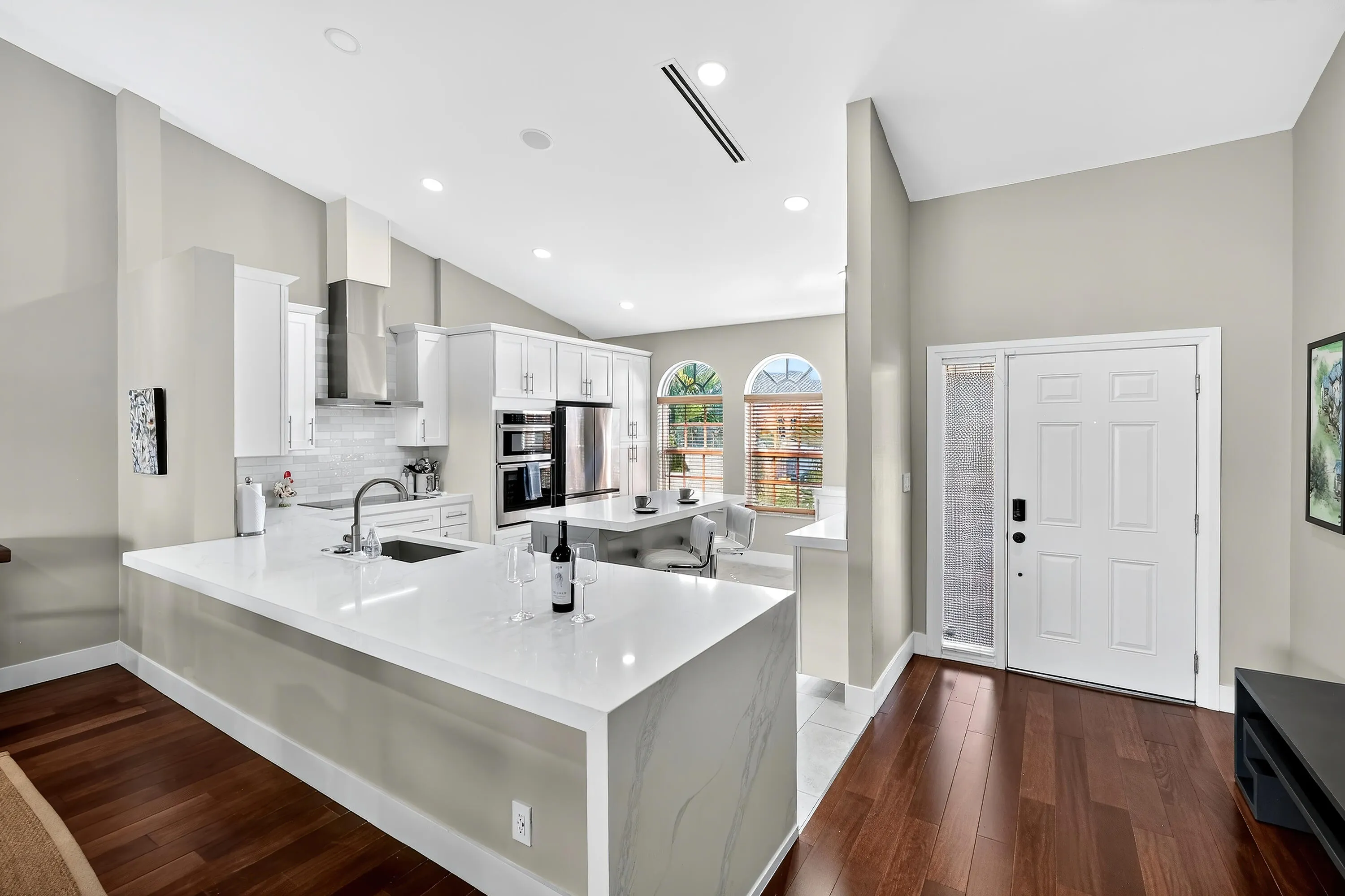 Quartz Waterfall Counter Tops