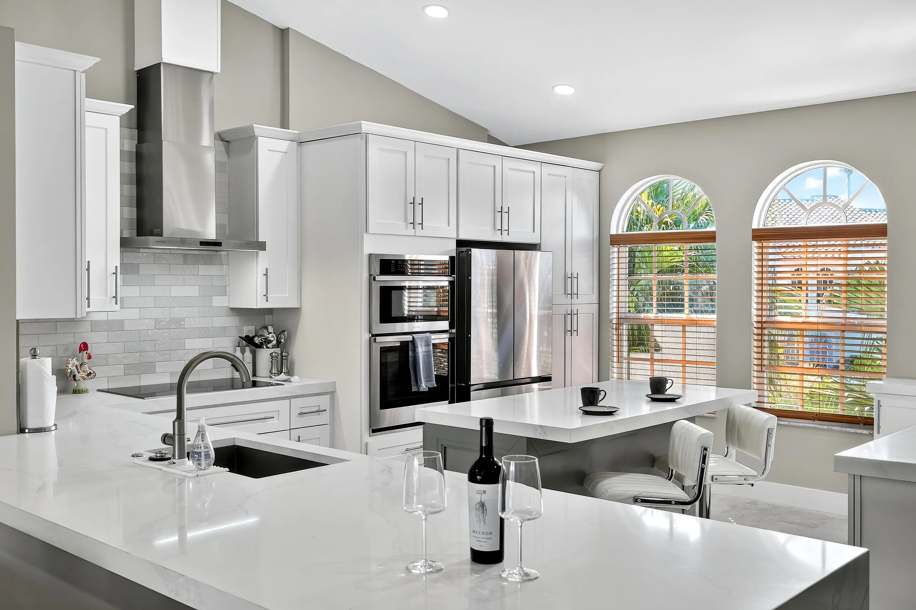Quartz Waterfall Counter Tops