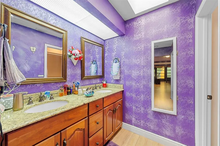 Primary Bathroom with Skylight