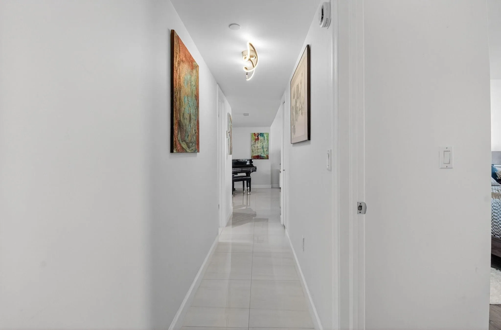 Hallway to Guest & Mer ster bedroomaBedroom