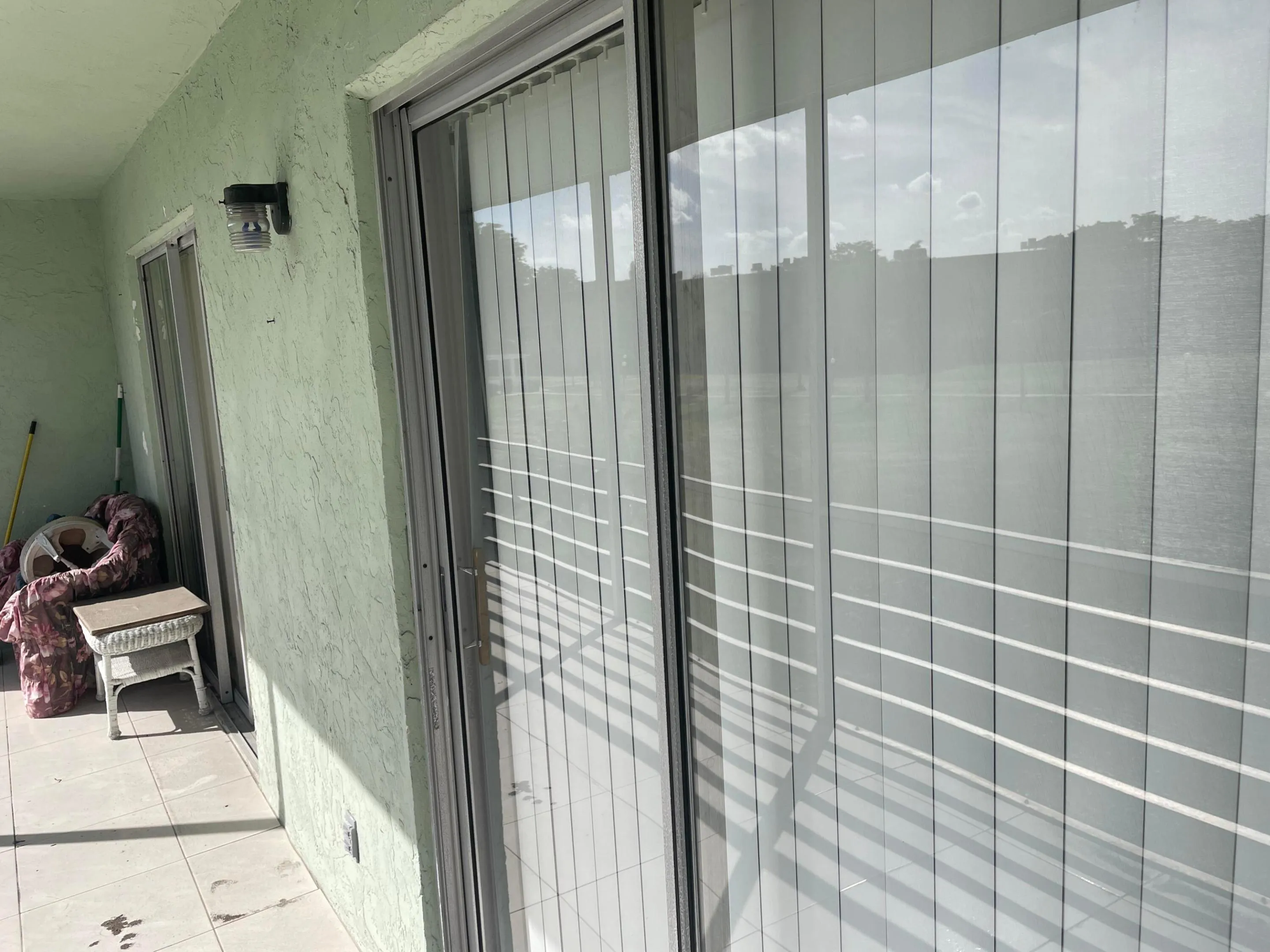 Sliding doors from each bedroom to balcony