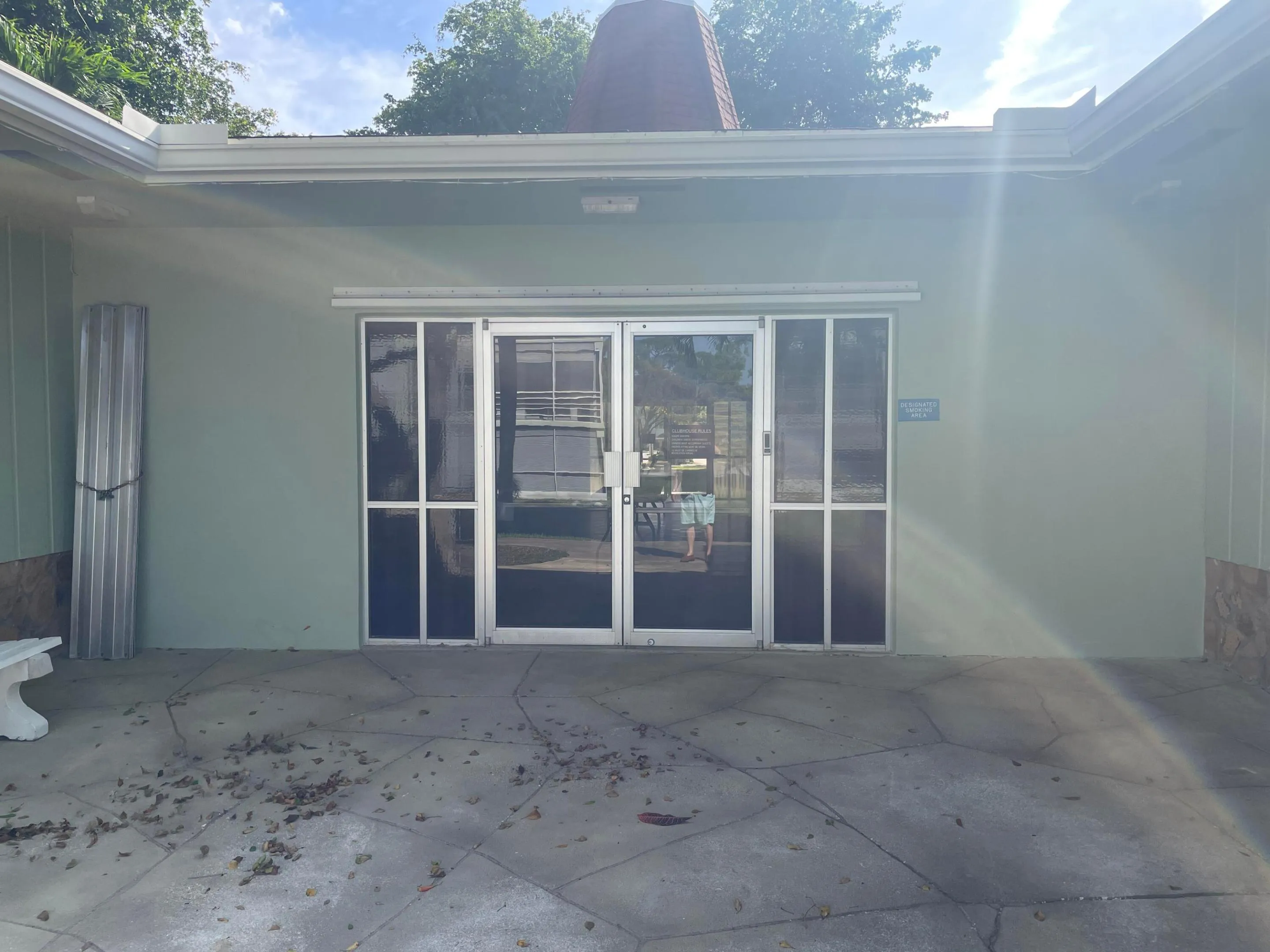 Clubhouse entrance