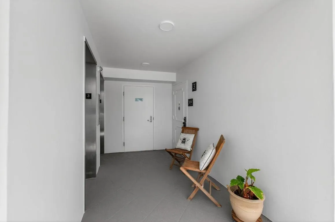 Close to elevator