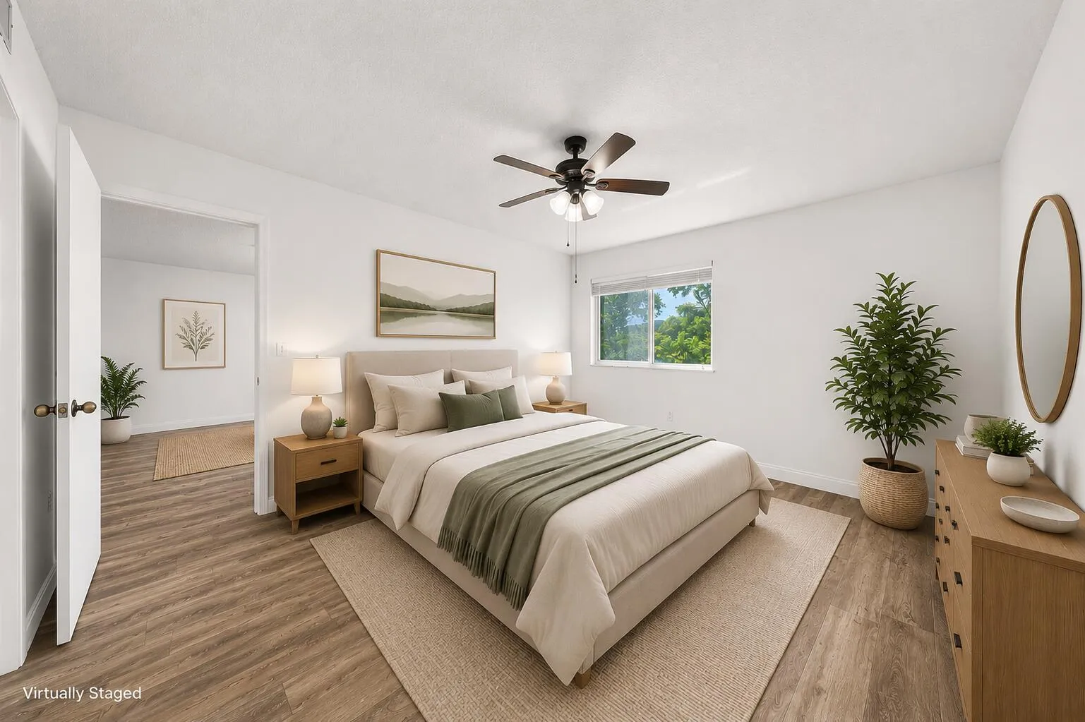 Bedroom 2 - virtually staged