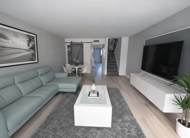 Living Room - virtually staged