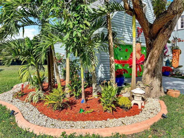 Luscious garden.