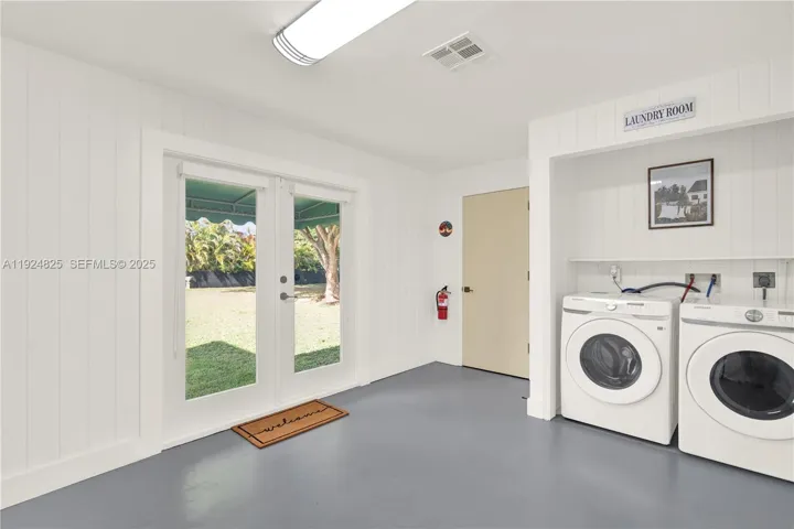 Extra Large Pantry with Impact French Doors