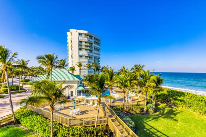 Pool/Ocean View from Balcony