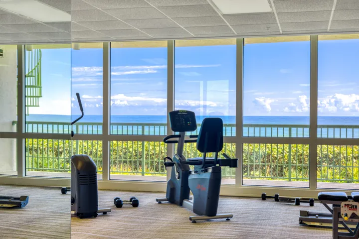 Gym Detail with Ocean View