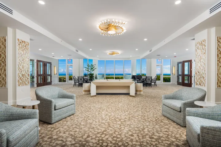 Social Community Room with Ocean View