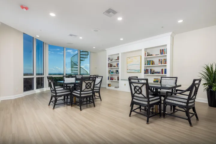Library with Ocean View