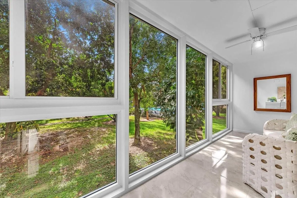 Floor to ceiling impact windows