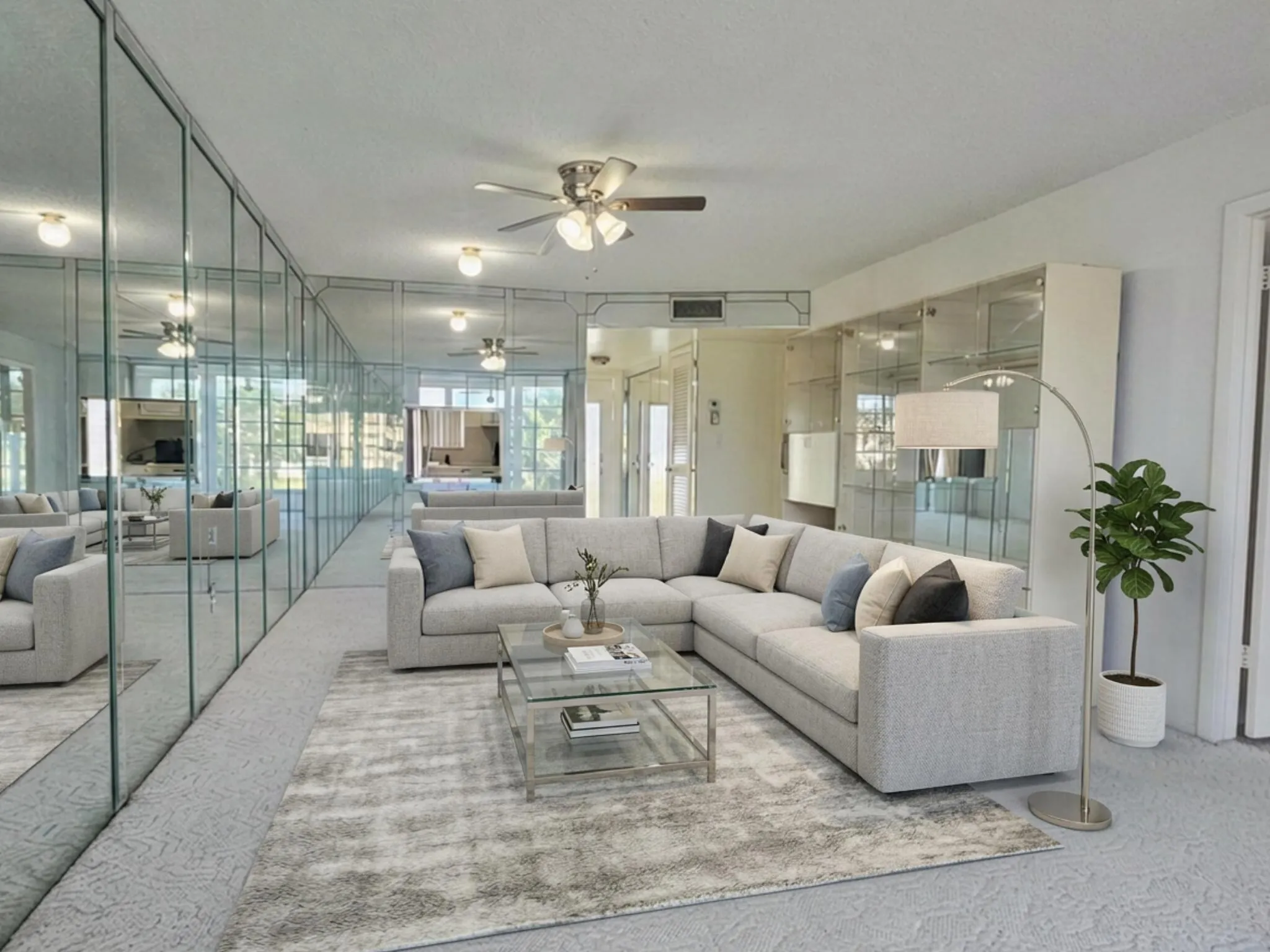 living room Virtually Staged