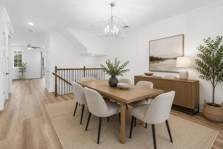 Virtually Staged Dining Room