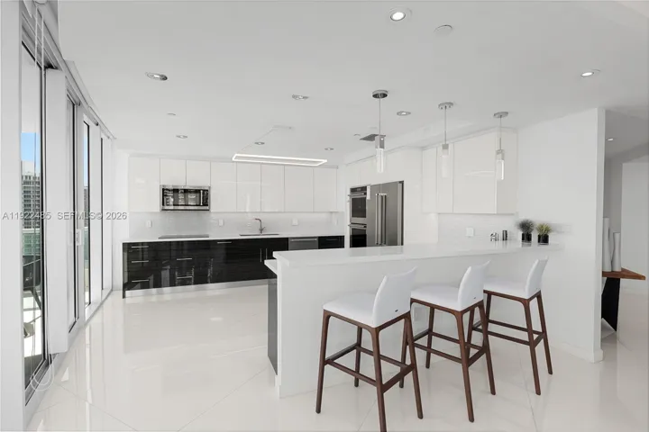 Remodeled Open lifestyle kitchen