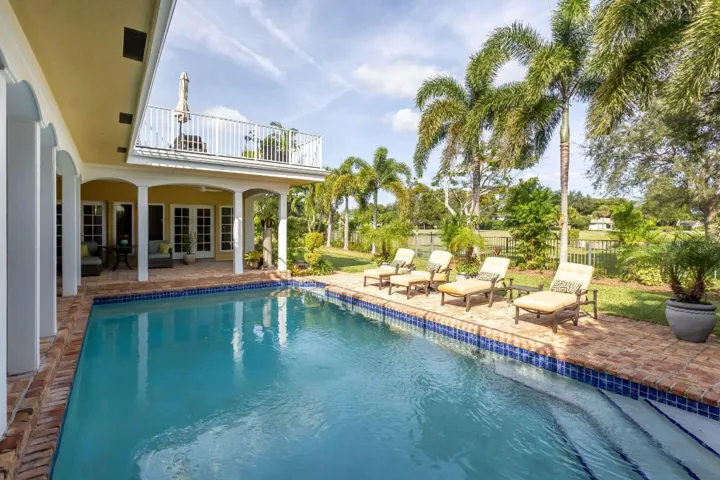 Pool with lounge area