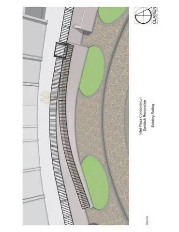 Inlet Plaza Post Railing Rendering pg. 3