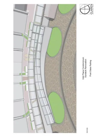 Inlet Plaza Post Railing Rendering pg. 4