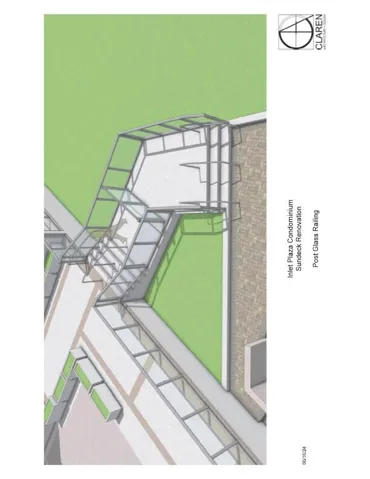 Inlet Plaza Post Railing Rendering pg. 2