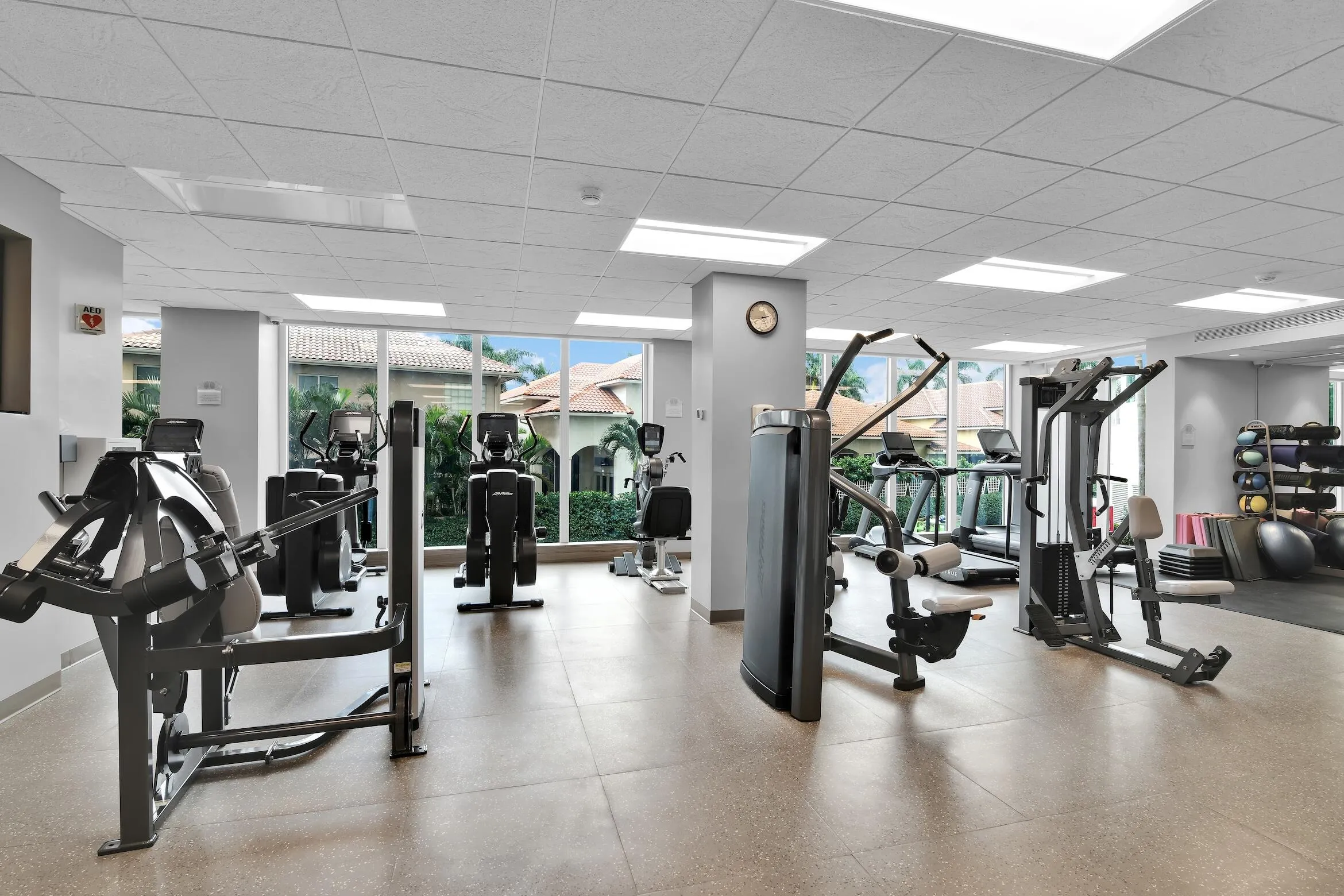 state of the art fitness room