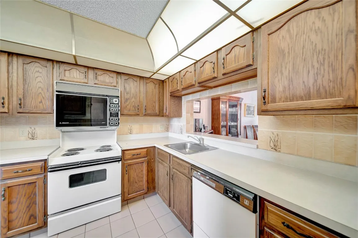 Kitchen With Pass-Through To Dining Room