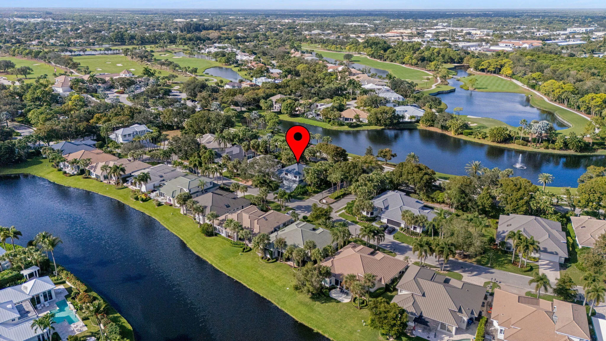 195 Birkdale - Aerial - Golf & Lakes