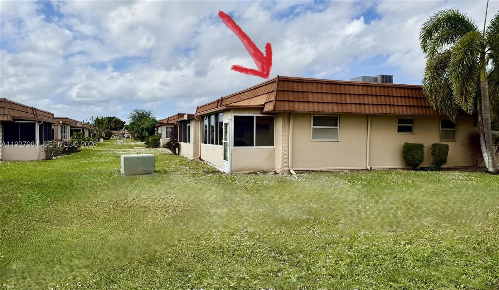 Glassed, air conditioned sunroom