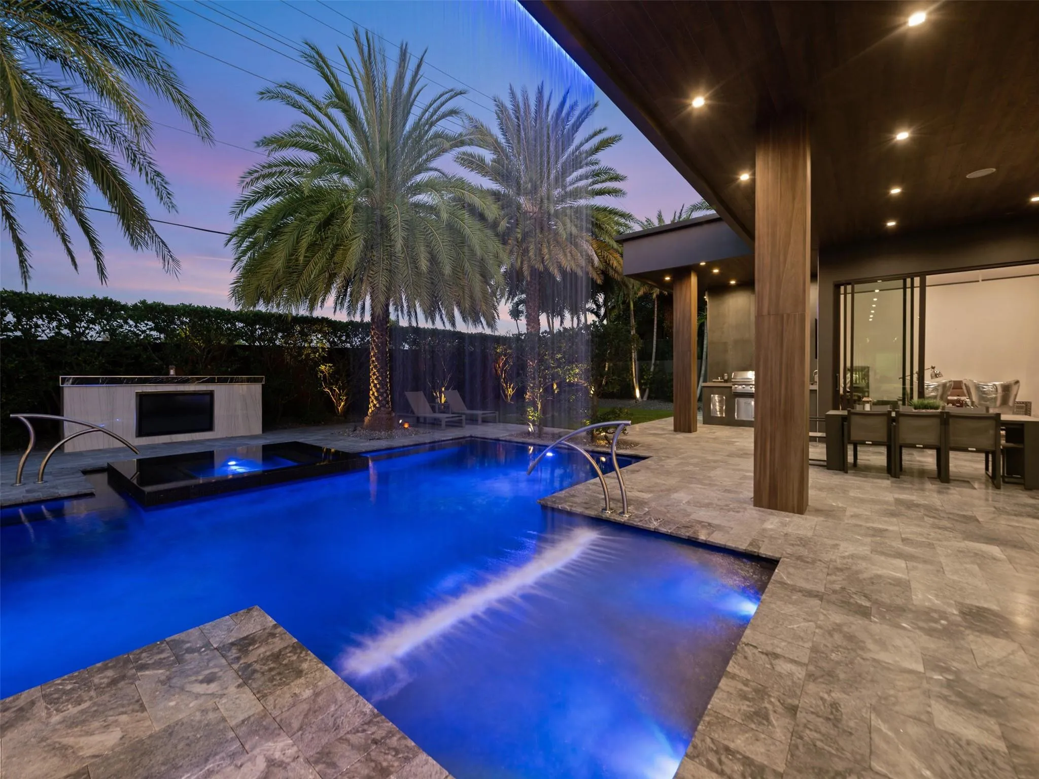 Exotic Lighting, Water Features, Walls of GlassExotic Lighting, Water Features, Walls of Glass