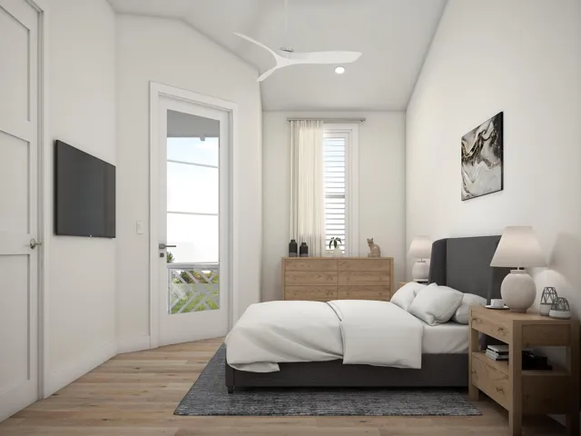 Bedroom 2 with Balcony