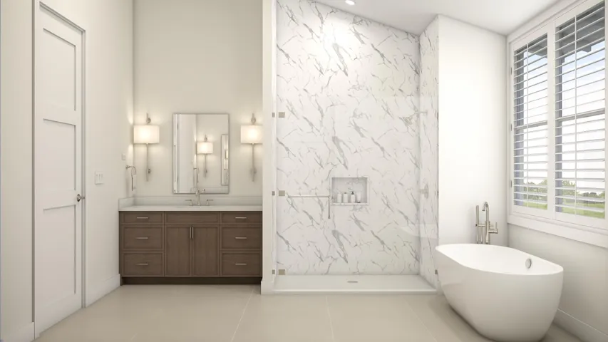 Contemporary Beachside Design - Primary Bath